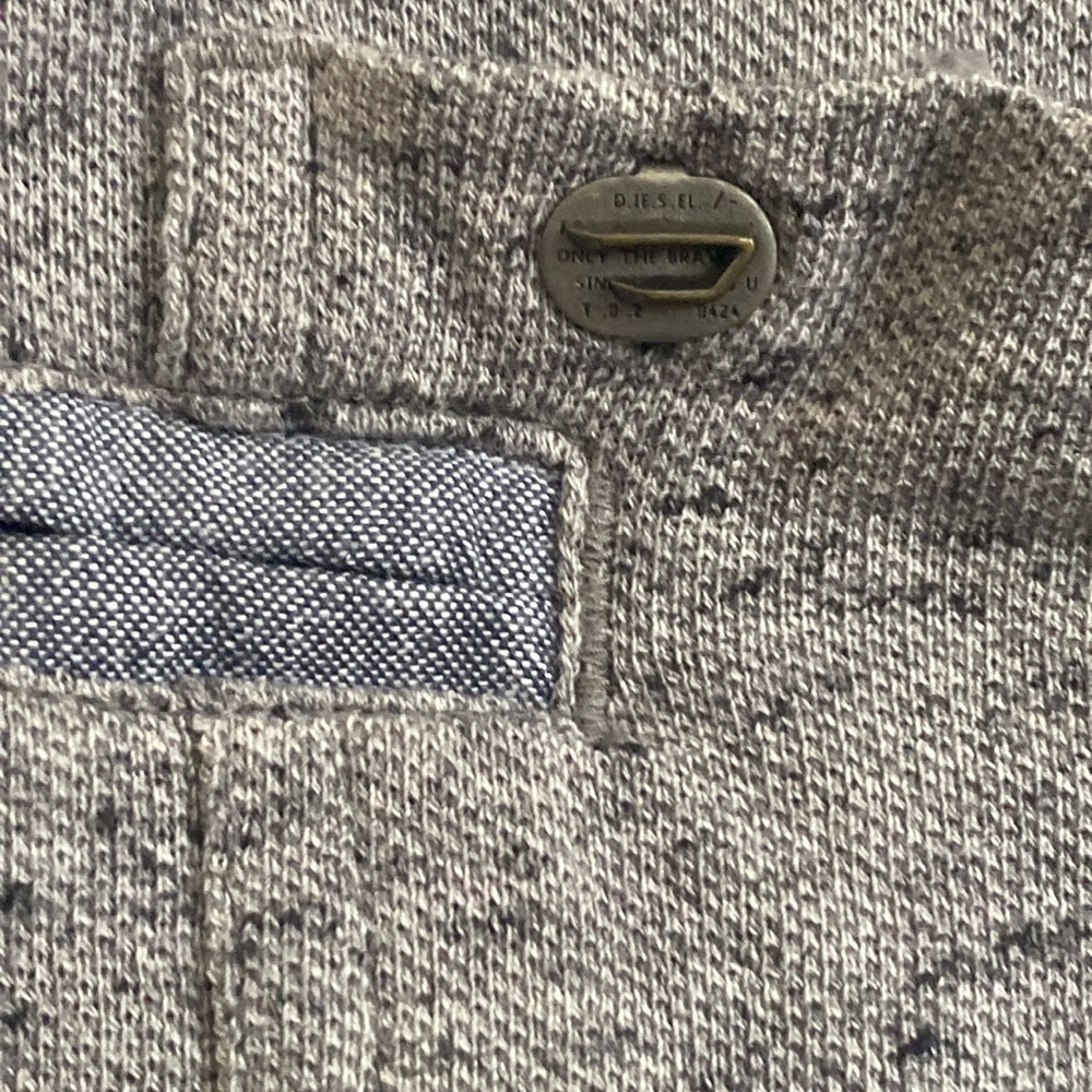 DIESEL Men’s Gray Polo Shirt Size L